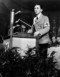 Goebbels was niet overtuigd van de mogelijkheden van de televisie. <br><br><!--para1-->