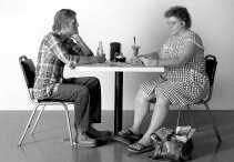 Duane Hanson, 'Self-portrait with model', 1979.