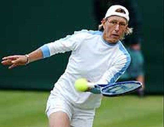 Navratilova wil ook op haar 50ste nog tennissen