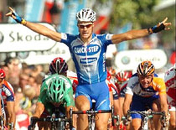 Tom Boonen wint laatste rit Tour