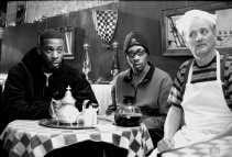 GZA, RZA en Bill Murray in ,,Coffee & Cigarettes''.