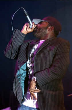 Black Thought, de frontman van The Roots, in de AB.