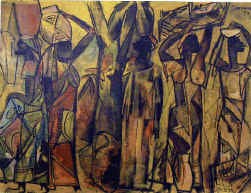 Floris Jespers, ,,Congolese markt'', 1951.