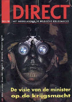 Minister van Defensie Flahaut was zwaar beledigd door deze cover van ,,Direct''. De hoofdredacteur kon ophoepelen.