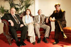 Fred Van Kuyck, Chris Thys, Bart Maes en Peter Van de Veire hekelen in ,,Verdeel en heers'' de Belgische politiek.