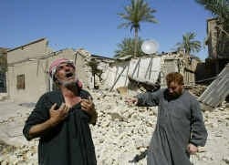 Als Tony Blair beweert dat het tijd is om de kwestie-Irak ,,achter ons te laten'', moeten we daarop antwoorden: ,,Denk aan Fallujah.''