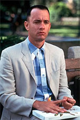 Naakte man zkt. Forrest Gump