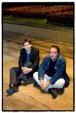 Cultuurbeleidscoördinator Steven Dusoleil en Depotbaas Mike Naert.