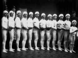 De Leuvense socialistische turnkring, omstreeks 1900.