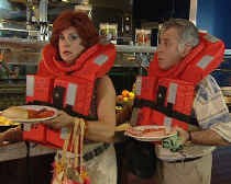 Carmen en Xavier nemen duidelijk geen risico op cruise.