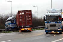 Het ongeval veroorzaakte een 12 kilometer lange file.