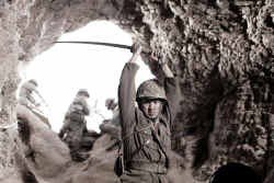 Slechts 200 van de 20.000 Japanse soldaten overleefden de strijd.