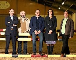 Ludo Philippaerts (midden)<br> en de organisatoren: ,,Jumping Hasselt <br>heeft ertoe bijgedragen<br> dat de interesse voor de paardensport<br> in Limburg groter werd.'' <br> Yorick Jansens<br>