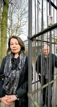 3 Architecten Hilde Daem en Paul Robbrecht nemen al een kijkje in de Zoo. Wim Kempenaers <br>