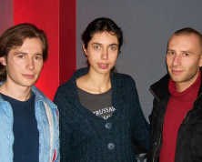 Initiatiefnemers Andrew Claes, Yolèn Allard en Kenisman rr<br>