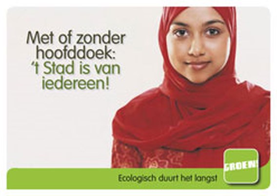 Groen!  met Antwerpse hoofddoeken naar verkiezingen
