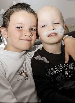 Kyano Samyn en zijn zusje Athena. <br>Frank Meurisse