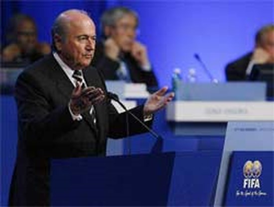 Blatter: 'WK 2010 wordt fantastisch evenement'
