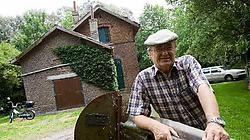 Hubert Krahy wacht met ongeduld op de renovatie van het Vissershuis van zijn club Grand Pont. Jef Collaer<br>