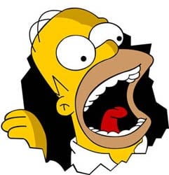 Homer Simpson zegt in de Vlaamse versie niet langer 'Why you little' maar 'Gij se kleine', zijn zoon Bart heeft het over 'plopperdeplop'.photo news<br>