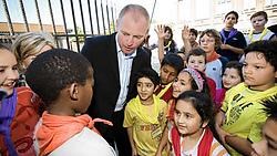 Marino Keulen werd warm onthaald in Zomerschool Nederlands. Wim Kempenaers <br>