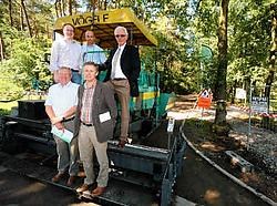 Het toeristische fietspad tussen Hechtel en Beringen wordt aangelegd zonder gebruik van beton of asfalt. <br>Mine Dalemans