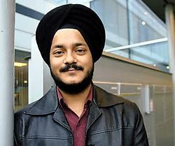 Ravijeet Dang: 'De tulband is voor een sikh meer dan gewoon een kledingstuk. Maar de buitenwipper had daar geen begrip voor.' Herman Ricour