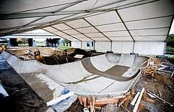 Het skatepark in het Stadspark lokt in ieder geval al veel sportievelingen. Wim Daneels<br>