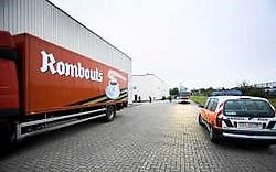De brand bij Rombouts was vlug onder controle. Wim Kempenaers <br>