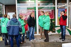 De vakbondsafgevaardigden hielden de GB de hele zaterdag dicht.<br>Emiel Vermeir<br>