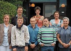 Drie tafeltennissers, twee judoka's en drie begeleiders uit Oostheuvel werden voor hun vertrek naar de Special Olympics in Sjanghai ontvangen door het gemeentebestuur van Riemst. Gert Devocht<br>