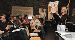 Zowat de helft van de deelnemende kunstenaars zijn zelfs Parkinsonpatiënten. Gert Devocht<br>