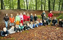Een dagje samen in het bos stimuleert het groepsgevoel, ervaarden de kinderen van Sint-Medardus.