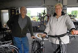 Guillaume D'Hondt herkende de fiets die Norma Verspeet bij hem kocht, maar al na een dag gestolen werd.<br> Carol Verstraete