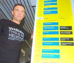 Hugo Puttaert: 'Als een schilder in een museum zijn werk hangt, heet het kunst.' Koen Fasseur
