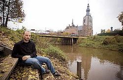 Philippe Liesenborghs in Aarschot: 'Als we niet ingrijpen weet niemand nog hoe de Demer ons leven bepaalde.' Jef Collaer<br>