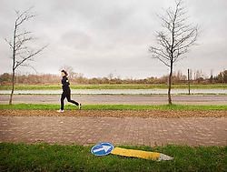 'Je hoeft slechts twee schoenen en een trainingspak aan te trekken en je bent weg.'Eric de Mildt<br>