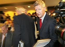 Pieter De Crem is zich bewust van het historische moment. photo news<br>