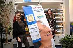 Veerle Leroy en Katrien Van Vaerenberghen van Het Punt.<br>Herman Ricour<br>