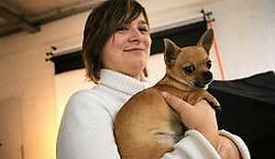 Caroline Missiaen en haar 'kleine ster' Akima. Koen Fasseur
