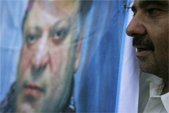 Ex-premier Sharif terug in Pakistan