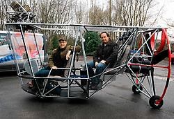 Koen Audenaert en Marc Steyaert: 'Met een zeppelin vliegen is een fantastische belevenis.'Gianni Barbieux