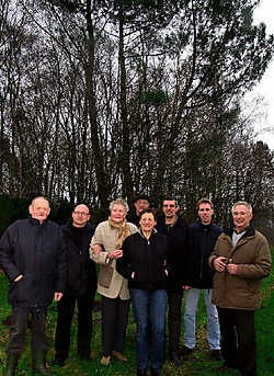 De buurt is er niet over te spreken dat delen van de tuinen zullen verdwijnen, samen met heel wat bomen. Luc Verstraeten <br>