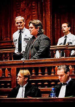 Beschuldigde Dirk Van Croonenborch: een 'voorstelling van zijn leven' voor de jury.Wim Daneels<br>