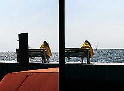 Jan De Cock, Temps Mort XII. Long Island, May 2007, Landsí Endí on Browns River Road, Sayville. Neg. 063, Chromogenic color print.Galerie Fons Welters en Luis Campaoa Gallery <br>