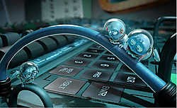 ‘Fly me to the moon' is een driedimensionale animatiefilm over drie vliegjes die als verstekeling in Apollo 11 meevliegen naar de maan. nwave pictures<br>