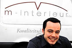 Miguel Garcia richtte in 2004 M-interieur op en heeft intussen vijf mensen in dienst. <br>Patrick Holderbeke