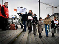 Consulenten aan het justitiepaleis in Antwerpen. Katrijn Van Giel<br>
