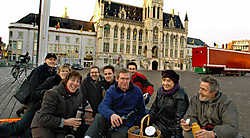 De organisatoren verzamelden heel wat ideeën om van de Grootste Picknick op zaterdag 31 mei een massa-<br>evenement te maken.<br> Paul De Malsche<br>