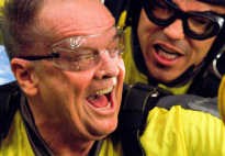 Jack Nicholson valt diep. sb<br>